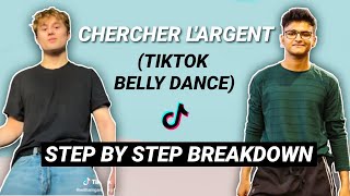 Chercher LArgent EASY TIKTOK TUTORIAL STEP BY STEP EXPLANATION How to do Belly dance Tiktok [upl. by Ynnattirb]