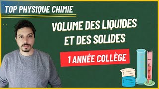 volume des liquides et des solides 1 année collège [upl. by Nathanoj]