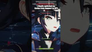 I FINALLY SWITCHED FURINA FROM SUPPORT TO DPS furina genshinimpact hoyocreators shorts [upl. by Tully]