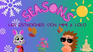 Aprender las estaciones del año en inglés SEASONS 🌸🌞🍂☃️ [upl. by Preiser]