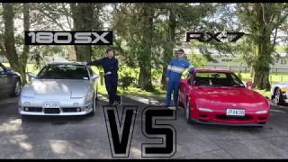 180SX vs RX7 at Hampton Downs track day [upl. by Ttennej]