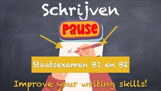 NT2 STAATSEXAMEN SCHRIJVEN DICTEE B1 en B2 learndutch learndutchwithfrederika [upl. by Ordway675]