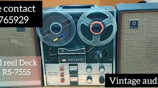 NATIONAL Reel to reel player Model RS755S [upl. by Lolly]