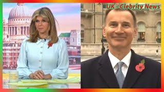 ITV GMBs Kate Garraway told stop over Jeremy Hunt clash in last ever interview [upl. by Richara]