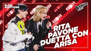 Le voci di Rita Pavone e Arisa in “Una Ragione In Più”  The Voice Kids 3 Blind Auditions [upl. by Innus395]