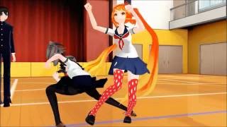 MMD  Yanderechan vs Osana [upl. by Temme]