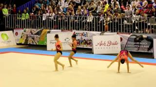 Acrobatic Gymnastics MIAC 2016 AG2 W3 Bal Ireland [upl. by Ikin]