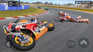 Extreme moto riber bike racing 2024 motor bike racing androjd gameplaygames funny [upl. by Yonina722]