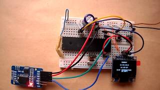 PIC16F877A with I2C SSD1306 OLED and DS3231 RTC [upl. by Artemed215]