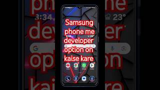 Samsung phone me developer option on kaise kare 🤔😲  ENABLE DEVELOPER OPTIONS in My Samsung Mobile [upl. by Steffane]