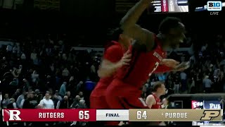 Rutgers UPSETS No1 Purdue In WILD ENDING [upl. by Nasah]