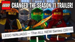 LEGO CHANGED THE NINJAGO SEASON 11 TRAILER NEW  Heres why [upl. by Myrwyn300]