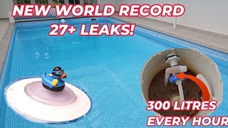 NEW RECORD Over 27 leaks located [upl. by Hannon]