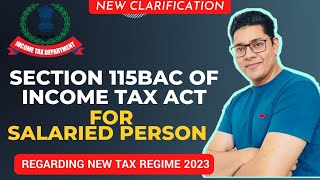 Section 115BAC of income tax act what is 115bac 2023 finance money incometax incometaxreturn [upl. by Nialb44]