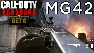 MG42 Gameplay  Call of Duty Vanguard Beta PS5 [upl. by Arlen840]