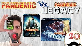 PANDEMIC Vs PANDEMIC LEGACY  Diferencias y cómo se juega reseña  Español [upl. by Kallick]