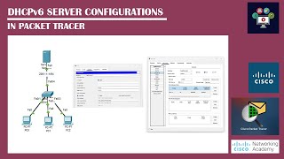 DHCPv6 Server Configuration in Packettracer  networking Academy  dhcp  dhcpserver  ccna [upl. by Goldie]