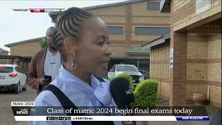 Matric Exams I quotWere looking forward to see outcomes of our effortsquot  Mabatho Riba  Principal [upl. by Jarietta]