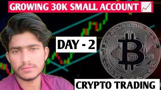 DAY 2 LIVE CRYPTO TRADING  BITCOIN ETHERIUM TRADING  bitcoin ethereum cryptotrading trade2day [upl. by Frymire198]