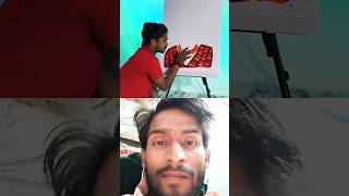 Sintu aartist painting ।। Duniya ka sabse bda aartist viralreels viralvideo trending [upl. by Aerdnad701]