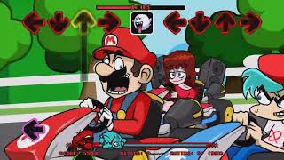 RACE TRAITORS V2 GAMEPLAY  FNF MARIOS MADNESS V2 [upl. by Yrellam]