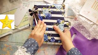 اجندة فيوليت ايف  Unboxing Violeteve planner [upl. by Esialb]