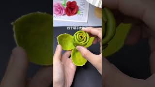 Dont throw away the orange peels after eating You can make beautiful roses with six of them T [upl. by Read]