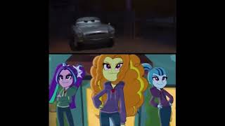 Cars 2 amp My Little Pony Equestria Girls  Rainbow Rocks Playing All At Once [upl. by Llywellyn]