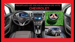 VALVULA CHECK de aceite chevrolet sonic  tracker  cruze  trax [upl. by Einhapets]