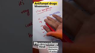 ANTI FUNGAL DRUGS MNEMONICSPHARMACOLOGYHINIDICLASSIFICATIONpharmacologyantifungal [upl. by Vi977]