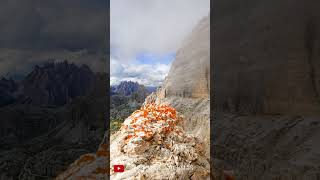 Exploring the Stunning Tre Cime di Lavaredo in Italy 🇮🇹 shorts [upl. by Aloise]