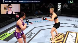 UFC 190 Ronda Rousey vs Bethe Correia FULL FIGHT HIGHLIGHTS EA Sports UFC [upl. by Sajet]