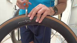 how to change a clincher tyre with pliers αλλαγη ελαστικου με πενσα [upl. by Werdnaed732]