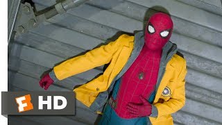 SpiderMan Homecoming 2017  Damage Control Warehouse Scene 210  Movieclips [upl. by Farhi]