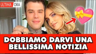 Chiara Ferragni e Fedez la bellissima notizia poco fa proprio quando tutto sembrava perduto loro [upl. by Imeon]