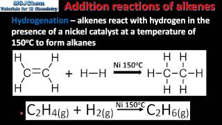 102 Addition reactions of the alkenes SL [upl. by Ardath94]