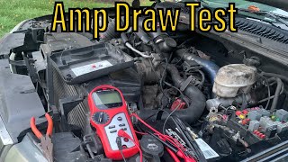 Amp Draw Test on 2 Battery Vehicle Parasitic Draw [upl. by Htebazileyram]