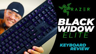 RAZER Blackwidow Elite Yellow Switches Sound vs Speed Silver Mechanical Keyboard Unboxing amp Review [upl. by Eilram]