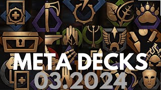 GWENT  March 2024  META DECKS  Top 10 decks in March 2024 [upl. by Llerej]