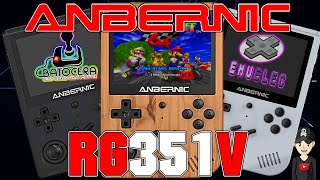 RG351V ANBERNIC UNBOXING amp IMPRESSION LA MEILLEUR CONSOLE  COMPATIBLE BATOCERA EMUELEC amp ArkOS [upl. by Saduj]