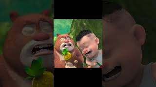 Boonie Bears 🐻 Baby Monkey Crying💥 DreamToon  Official Channel shorts booniebears cartoons [upl. by Powe]