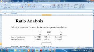 Ratio Analysis Inventory Turnover Ratio Explain in Tamil [upl. by Tibbitts]