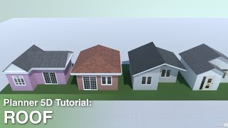 Roof Tutorial for Planner 5D  Ayuh [upl. by Attinahs]