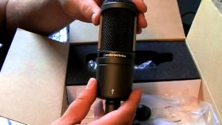 audiotechnica AT2020 Review [upl. by Darwin639]