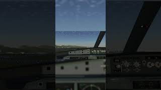 Hawaiian A330243 Landing Cockpit view landing [upl. by Anpas]