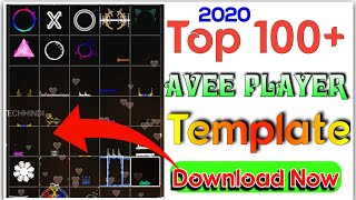 Top 100 Avee Player Template Download  100 Template Download avee player  Avee player template [upl. by Winchester]