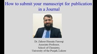 How to submit an article for publication in Elsevier Journal [upl. by Anit]