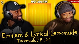 Eminem amp Lyrical Lemonade  Doomsday Pt  2  FIRST REACTION [upl. by Calabrese928]