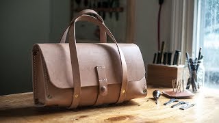 Making a Traditional Leather Tool Bag [upl. by Cawley]