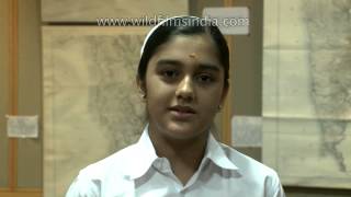 Young India Speaks Oorna Raut from Arya Vidhya Mandir Bandra West Mumbai [upl. by Ludeman]